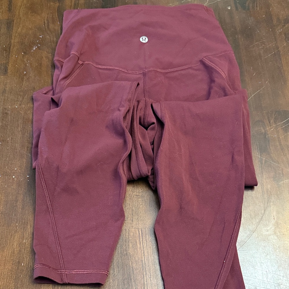 lululemon athletica Align High-Rise Pant in Red Merlot Size 4